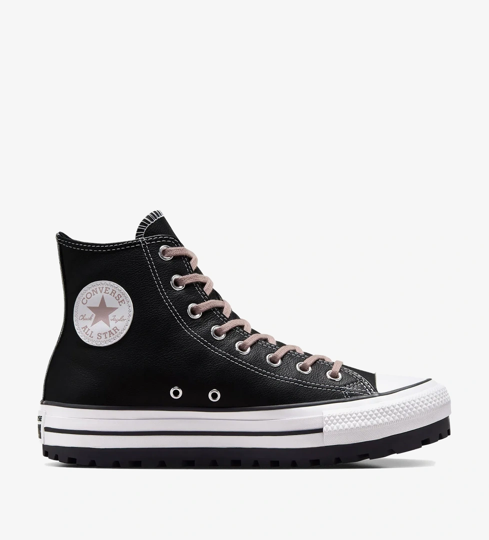 Converse Chuck Taylor All Star City Trek Unisex Siyah Deri Bot