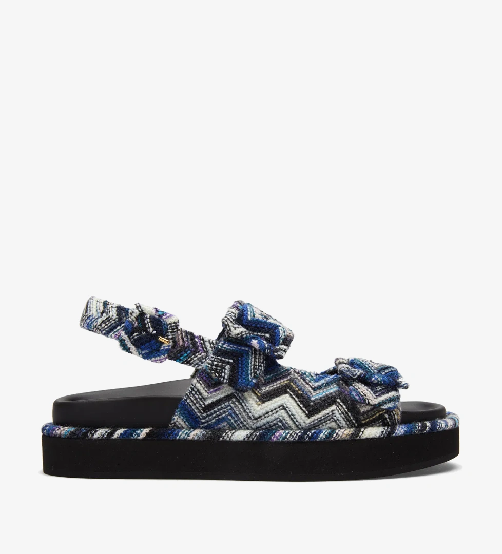 Missoni Kadın Mavi Sandalet - Görsel 1