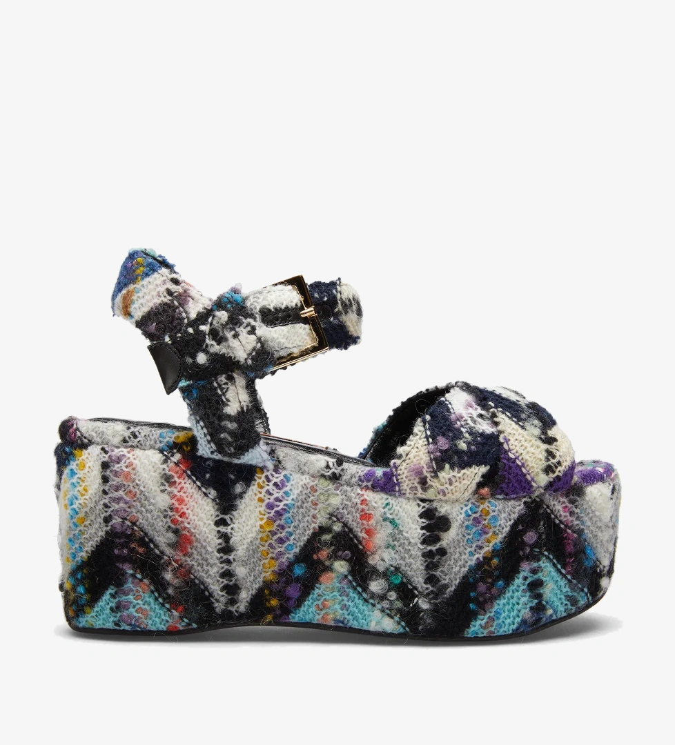 Missoni Kadın Mavi Sandalet - Görsel 1