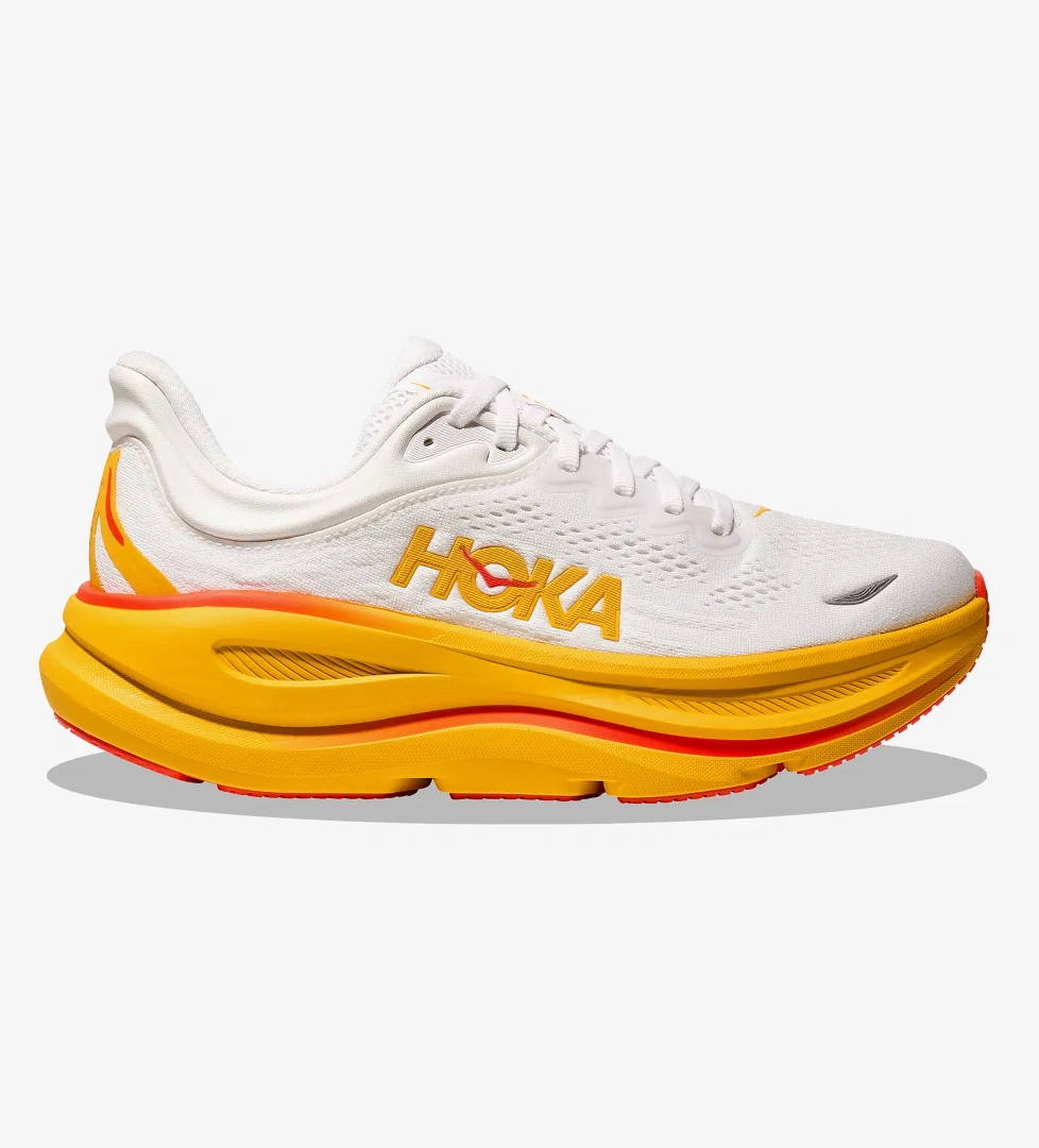 Hoka Bondi 9 Erkek Beyaz Yol Koşu Ayakkabısı