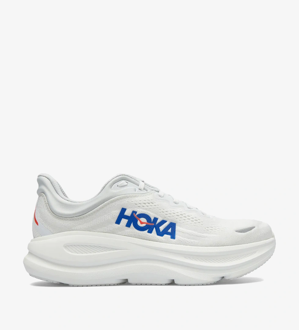 Hoka Bondi 9 Erkek Gri Yol Koşu Ayakkabısı