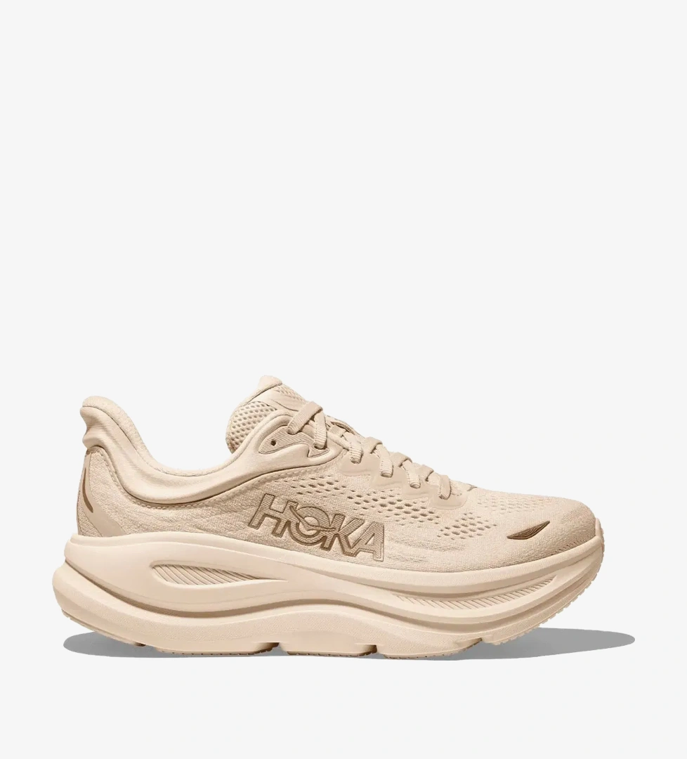 Hoka Hoka Bondi 9 Kadın Krem Yol Koşu Ayakkabısı model görseli