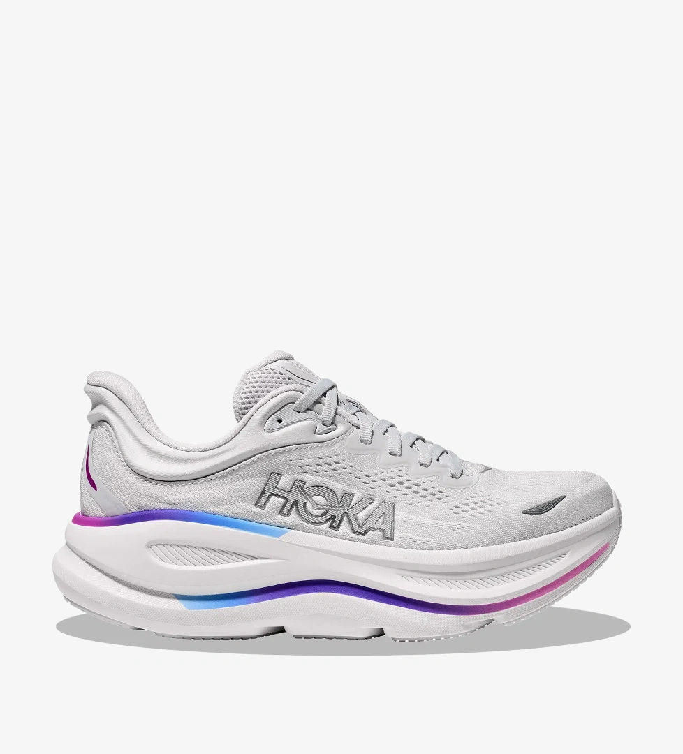 Hoka Bondi 9 Kadın Gri Yol Koşu Ayakkabısı