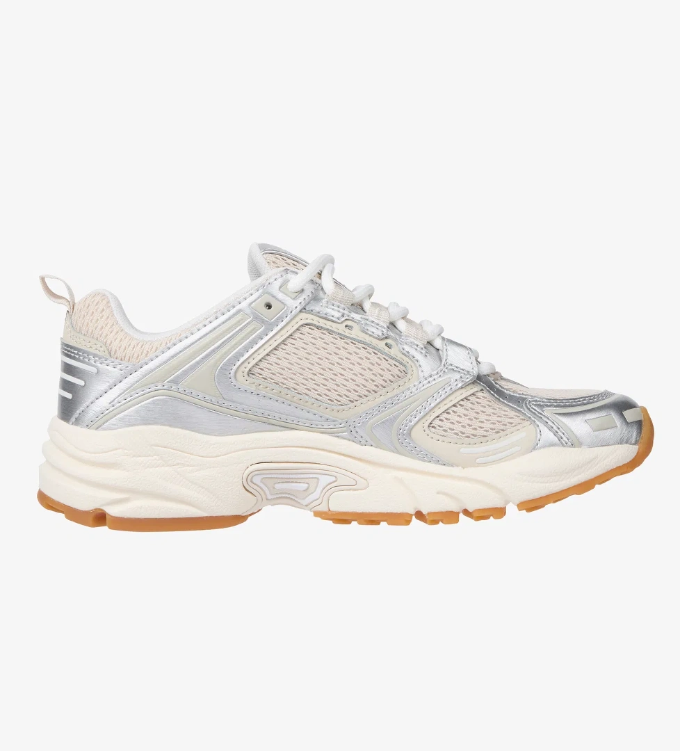 Tommy Hilfiger Archive'97 Metallic Kadın Bej Sneaker - Görsel 1