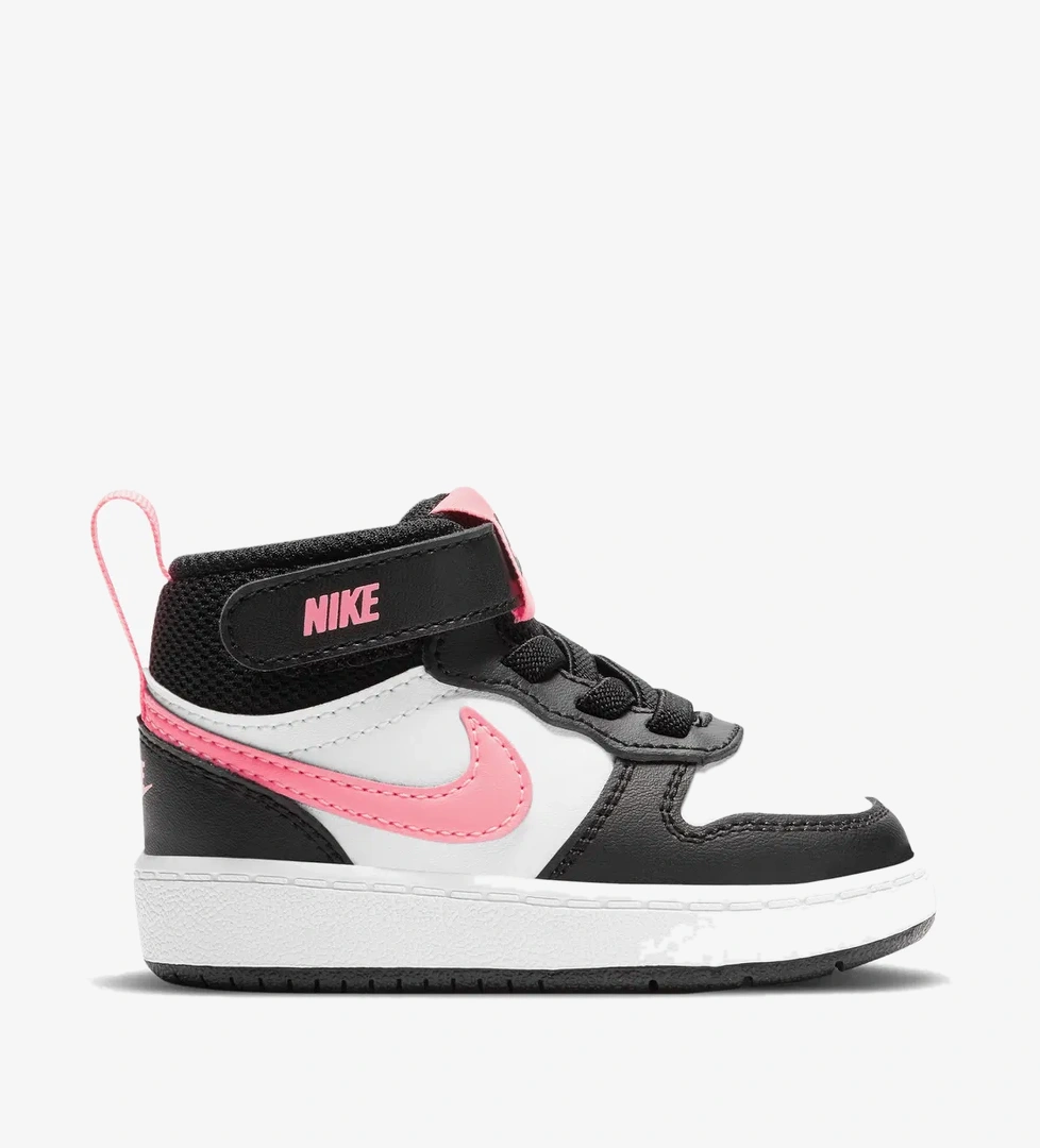 Nike Court Borough Mid 2 Çocuk Siyah Spor Ayakkabı