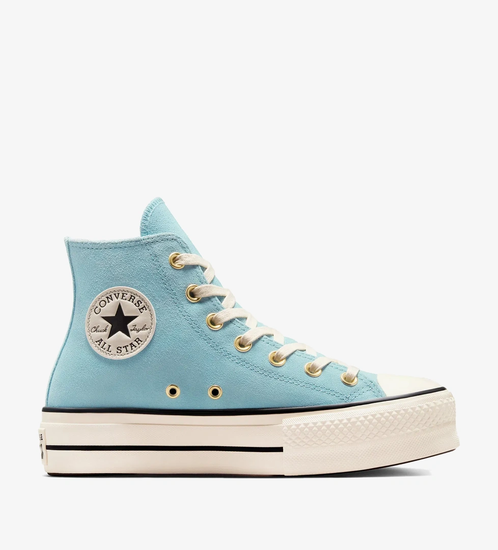 Converse Chuck Taylor All Star Lift Kadın Açık Mavi Süet Platform Sneaker