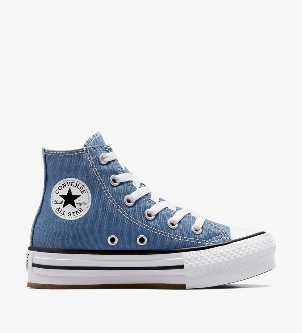 Converse Chuck Taylor All Star EVA Lift Çocuk Mavi Platform Sneaker