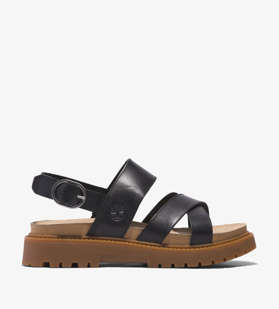 Timberland Clairemont Way Backstrap Kadın Siyah Sandalet - Görsel 1