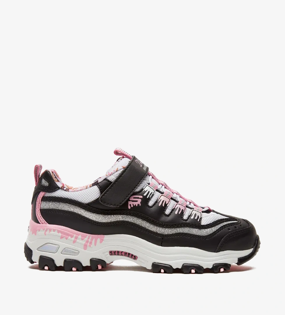 Skechers Skechers D&#39;lites Painted Sweetie Kız Çocuk Siyah Spor Ayakkabı model görseli