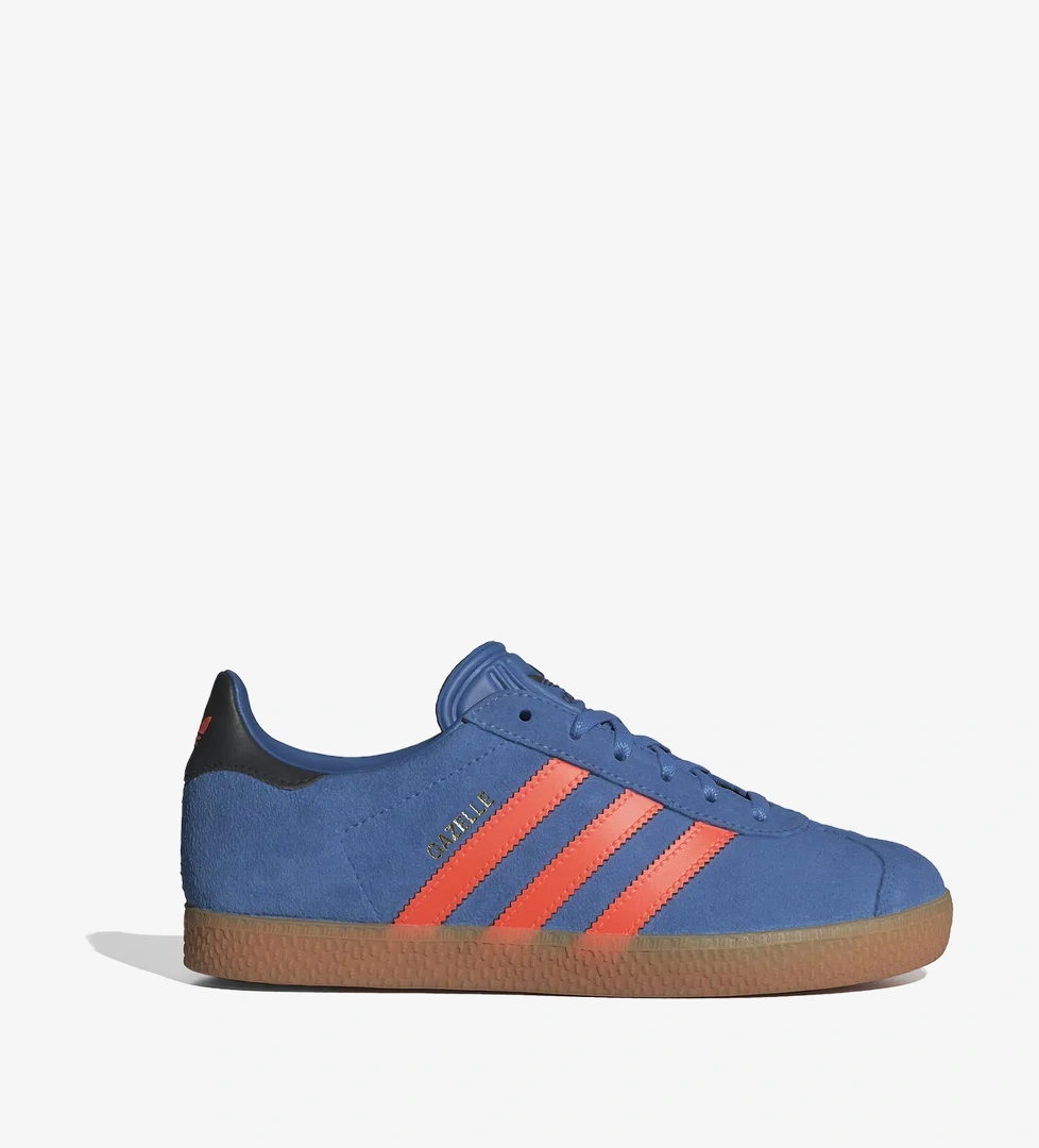 adidas Gazelle Turuncu Mavi Çocuk Sneaker - Görsel 1