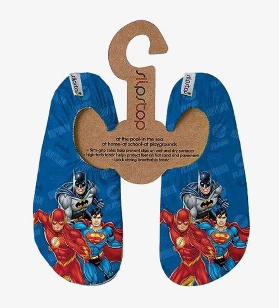 Slipstop Avengers Justice League Çocuk Renkli Havuz Ayakkabısı - Görsel 1