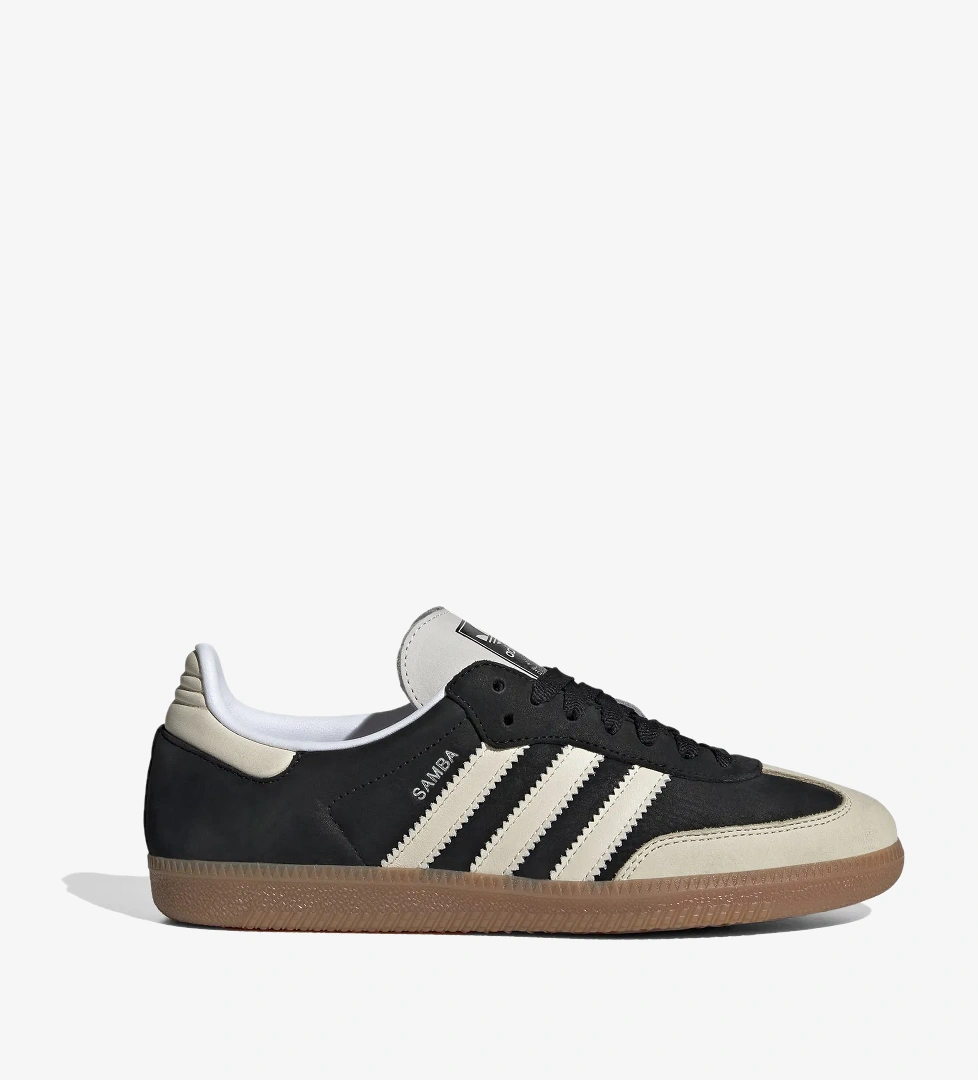 Adidas adidas Samba OG Kadın Krem/Siyah Spor Ayakkabı model görseli