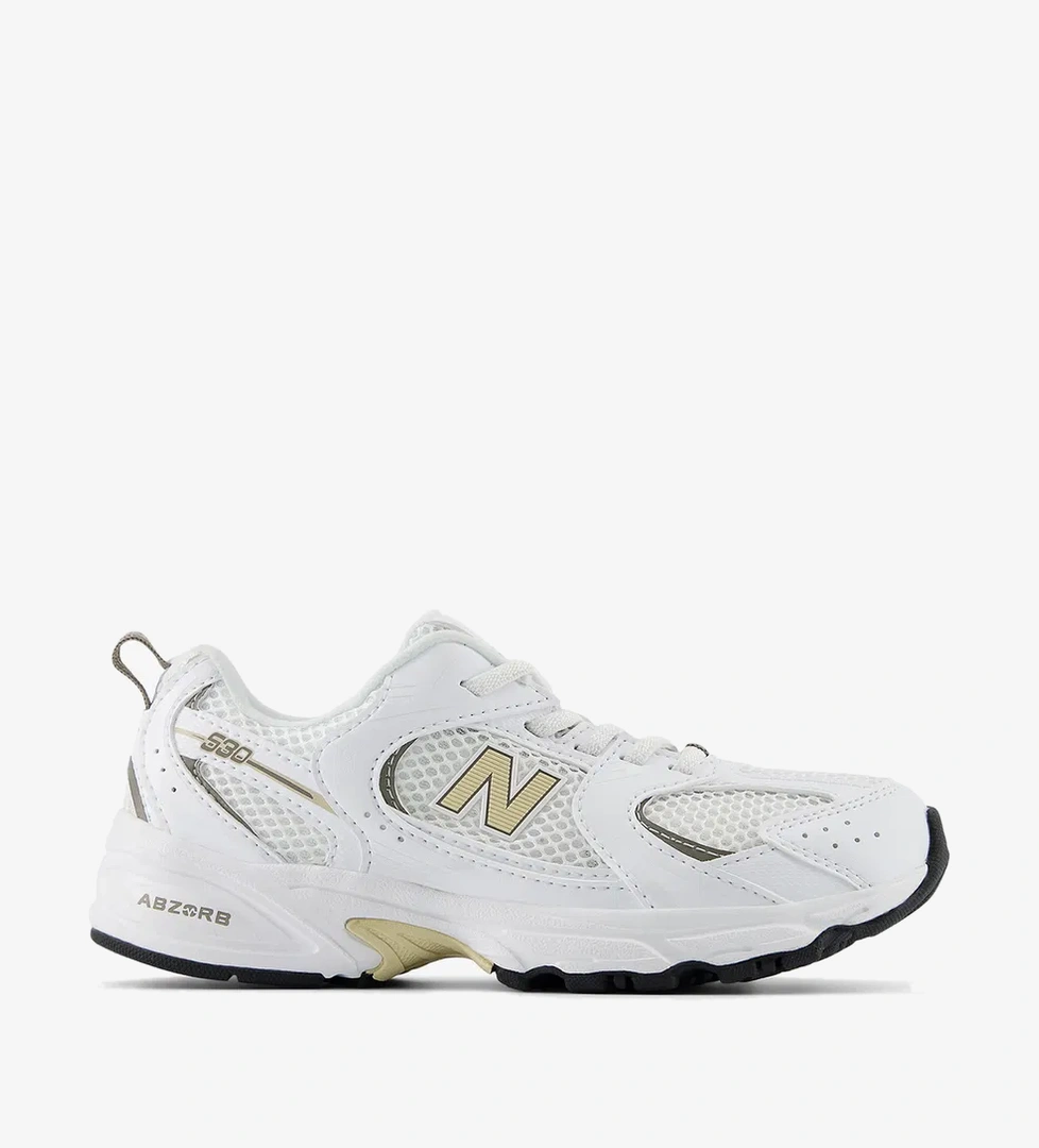 New Balance 530 Çocuk Günlük Beyaz Spor Ayakkabı - Görsel 1