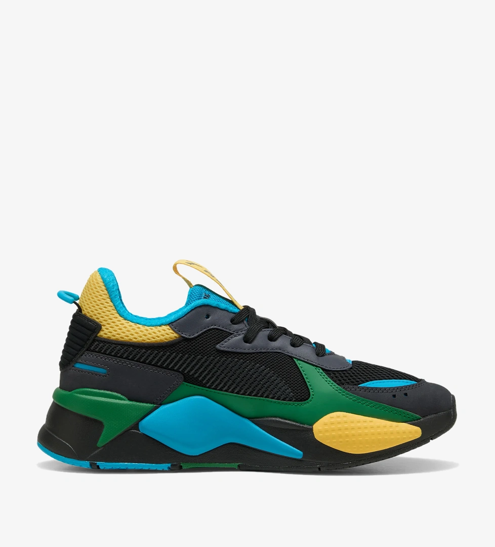 Puma Puma RS-X Toys Erkek Mavi/Yeşil/Siyah Spor Ayakkabı Sneaker | FashFed Siyah - 1. görsel