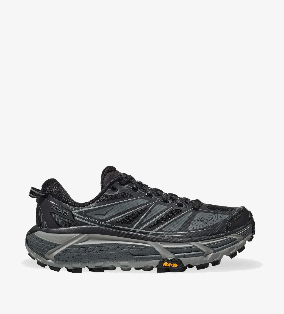 Hoka Mafate Speed 2 Erkek Siyah Outdoor Ayakkabı - Görsel 1