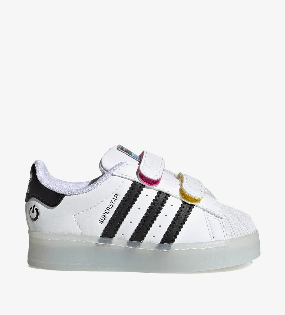 adidas Superstar Led Lights Cf Bebek Beyaz Spor Ayakkabı - Görsel 1