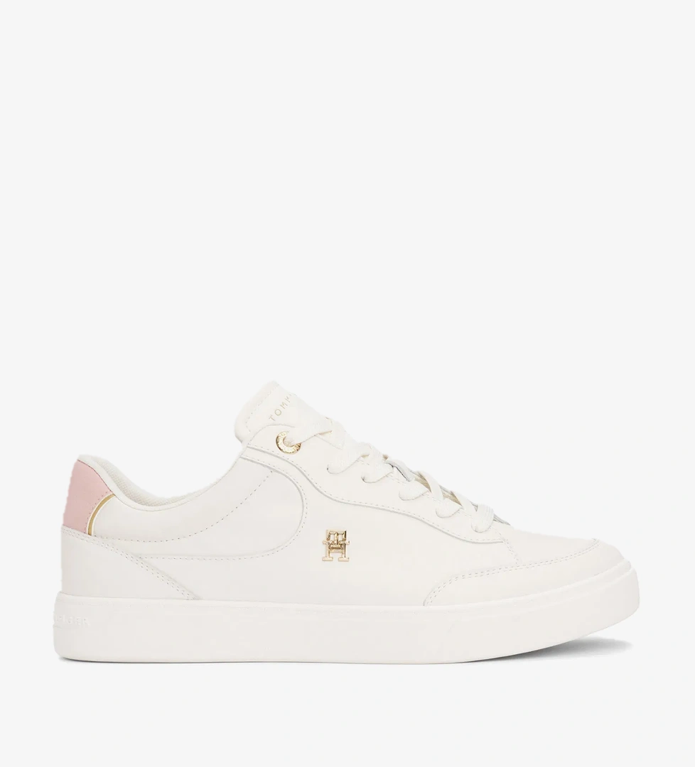 Tommy Hilfiger Tommy Hilfiger Essential Chic Court Kadın Beyaz Sneaker | FashFed Beyaz - 1. görsel