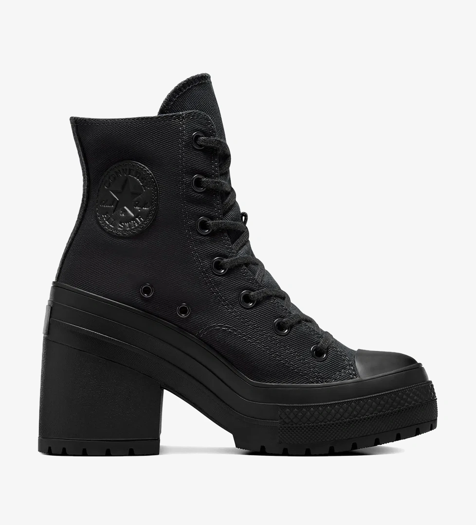 Converse Chuck 70 De Luxe Heel Unisex Siyah Platform Sneaker