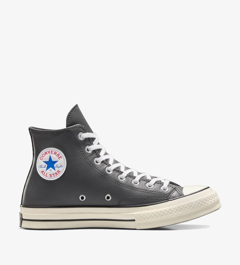 Converse Chuck 70 Unisex Gri Deri Sneaker