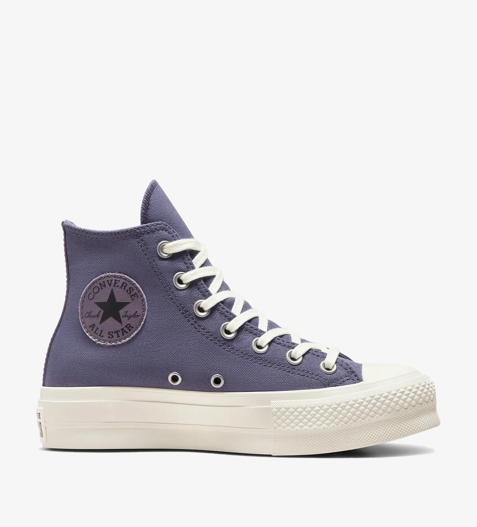 Converse Chuck Taylor All Star Lift Unisex Mor Platform Sneaker - Görsel 1
