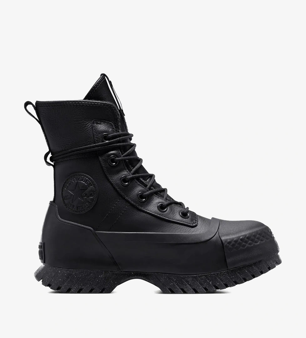 Converse Chuck Taylor All Star Lugged 2.0 CC XHi Unisex Siyah Deri Platform Bot