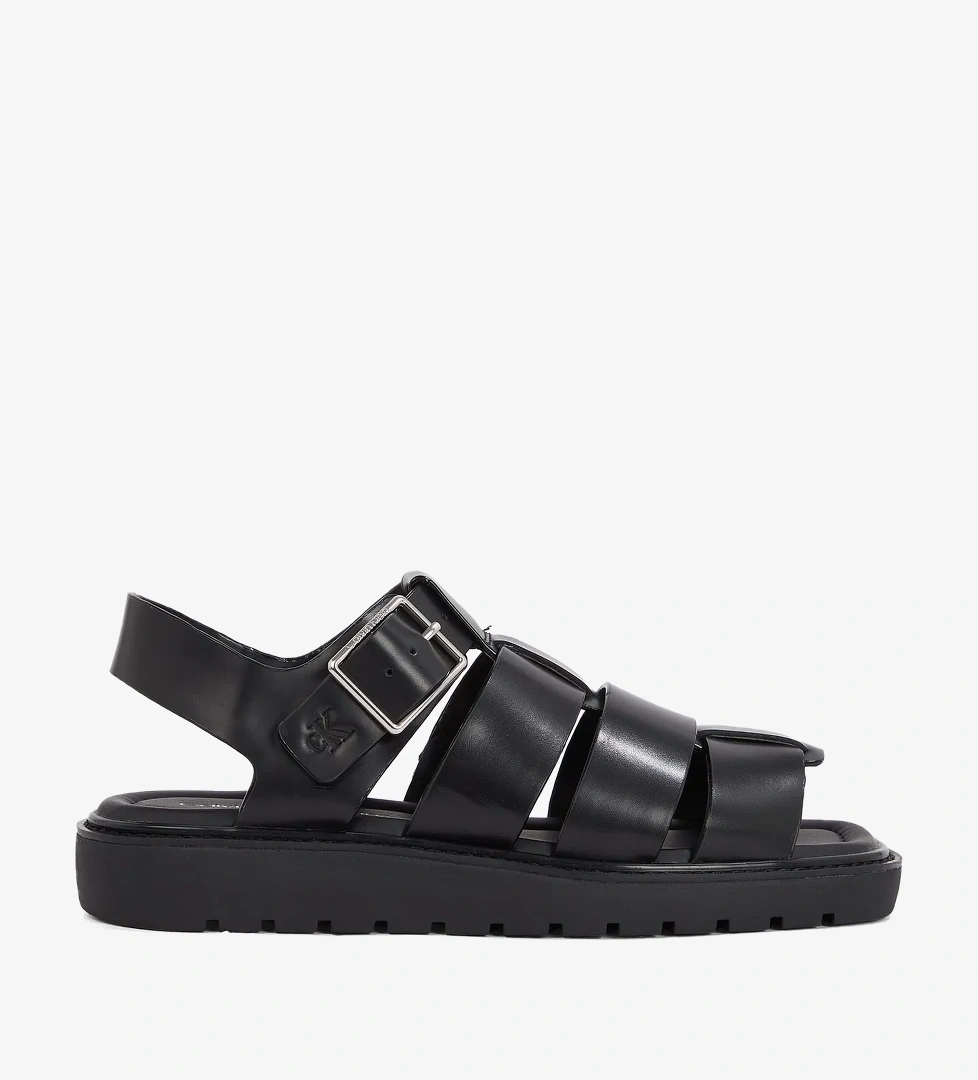 Calvin Klein Molded Kadın Siyah Sandalet - Görsel 1