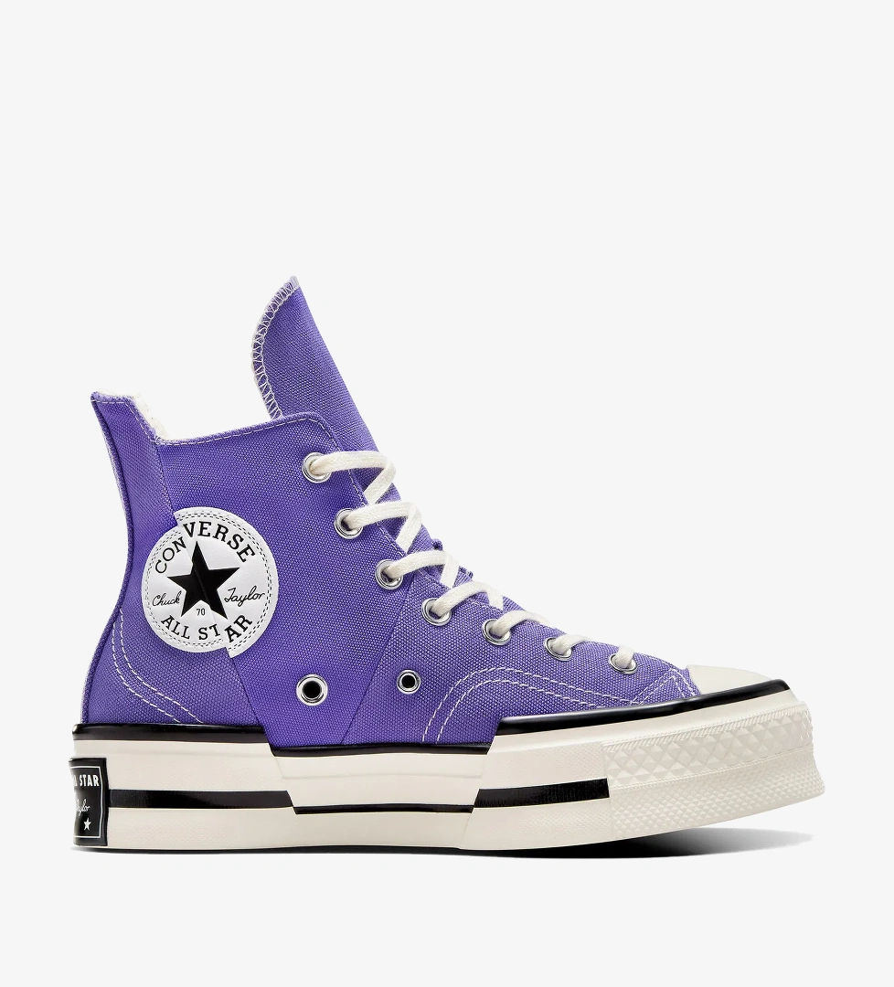 Converse Chuck 70 Plus Unisex Mor Platform Sneaker