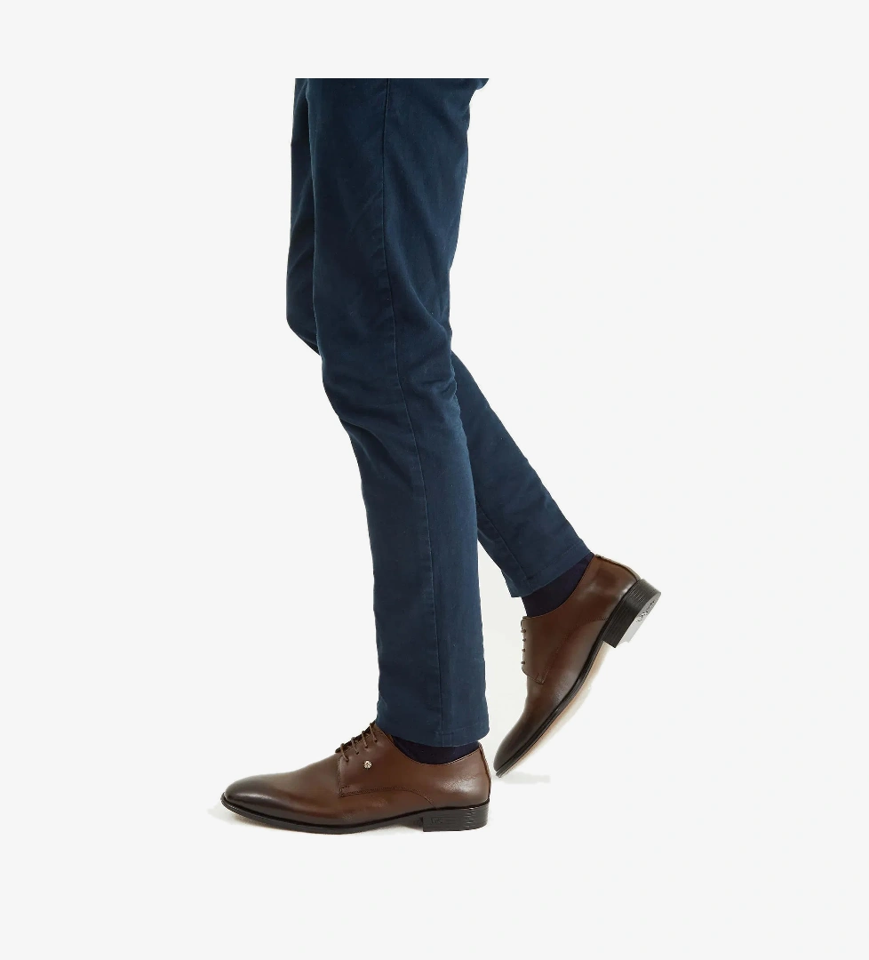 Tamer Tanca Tamer Tanca Erkek Hakiki Deri Kahverengi Klasik Ayakkabı Casual Ayakkabı | FashFed Kahverengi - 1. görsel