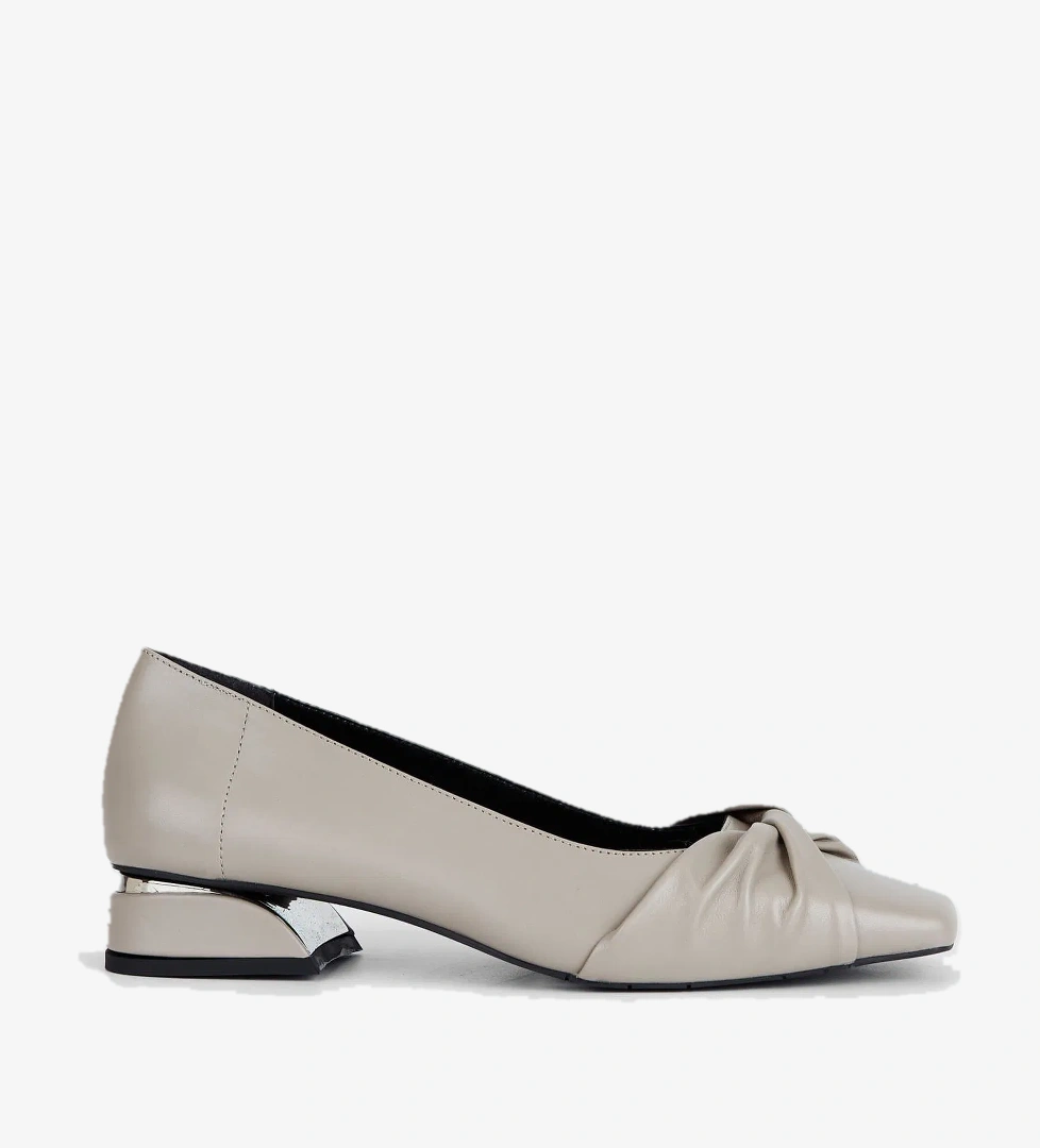 Tamer Tanca Kadın Hakiki Deri Vizon Topuklu Ayakkabı - Görsel 1