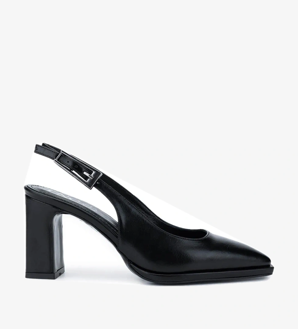 Tamer Tanca Tamer Tanca Kadın Vegan Siyah Topuklu Ayakkabı model görseli