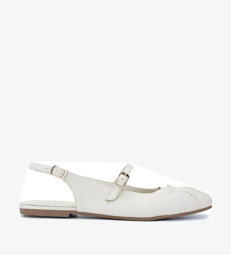 Tamer Tanca Tamer Tanca Kadın Hakiki Deri Bej Casual Ayakkabı model görseli