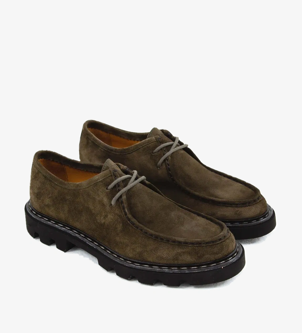 Tamer Tanca Tamer Tanca Erkek Hakiki Deri Yeşil Casual Ayakkabı | FashFed Yeşil - 1. görsel