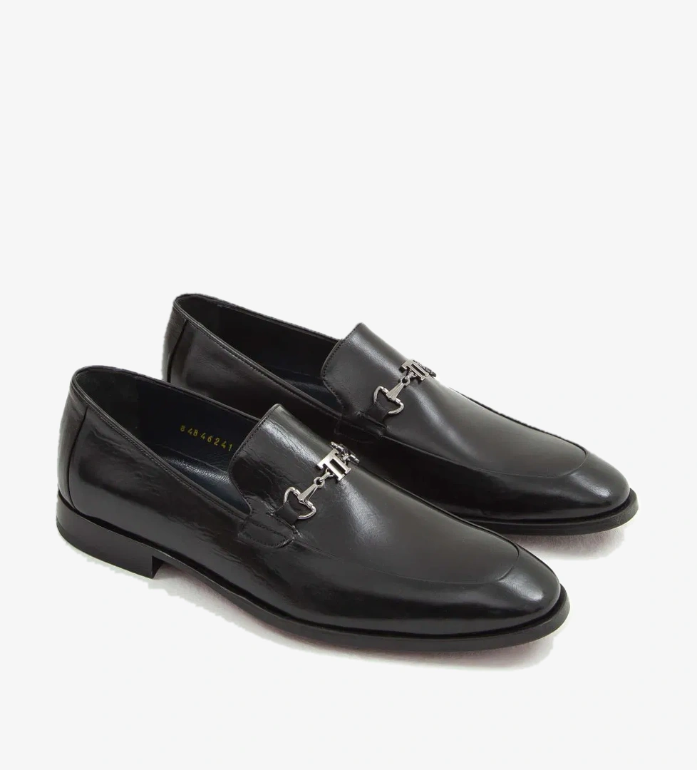 Tamer Tanca Erkek Hakiki Deri Siyah Klasik Ayakkabı - Görsel 1