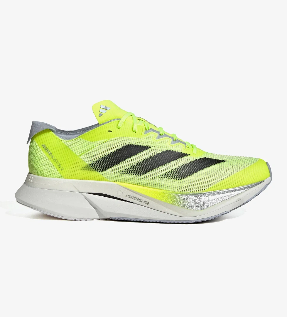 Adidas adidas Adizero Boston 12 Erkek Yeşil Koşu Ayakkabısı model görseli