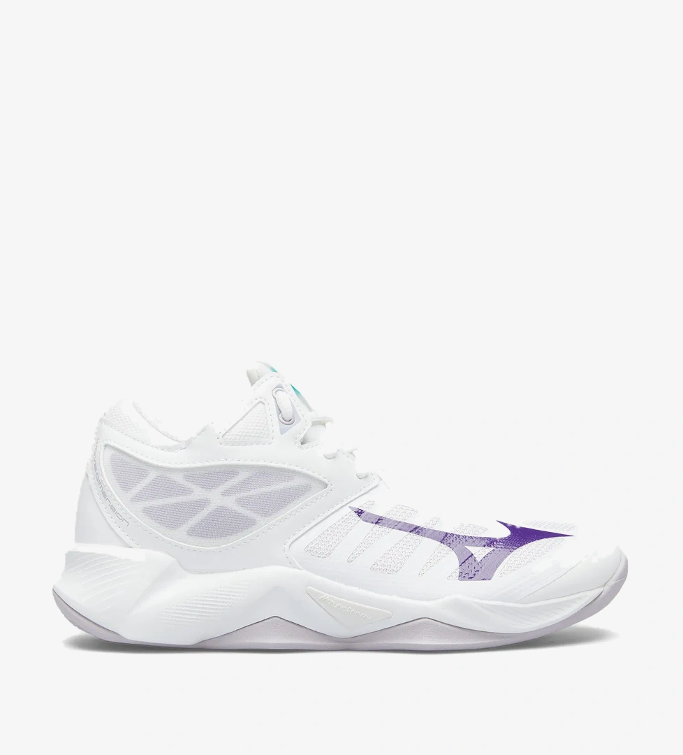 Mizuno Wave Dimension MID Kadın Beyaz Voleybol Ayakkabısı - Görsel 1