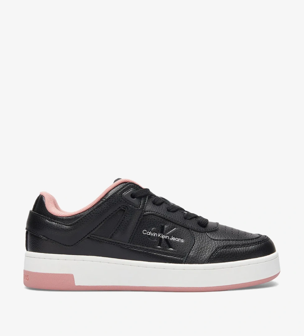 Calvin Klein Basket Cupsole Low Mix Kadın Siyah Sneaker