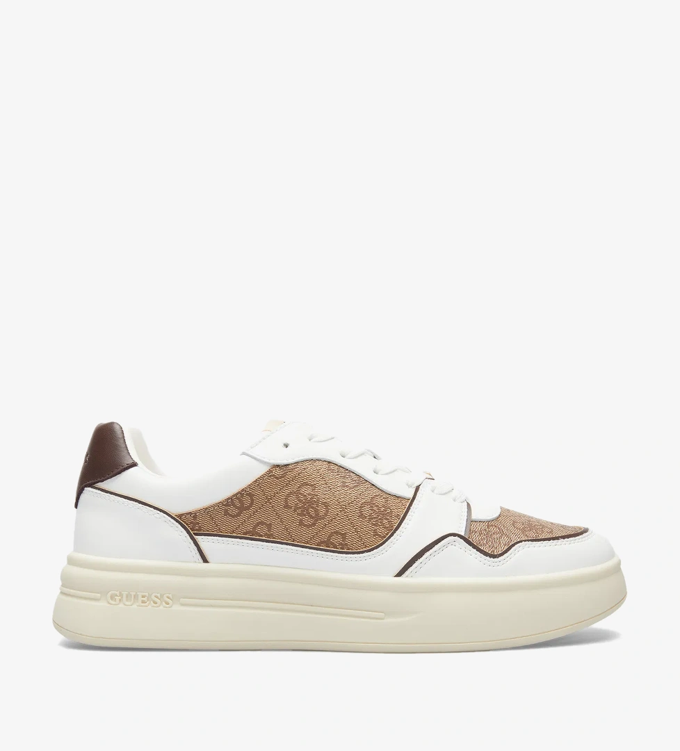 Guess Winno II Leather Erkek Bej Sneaker