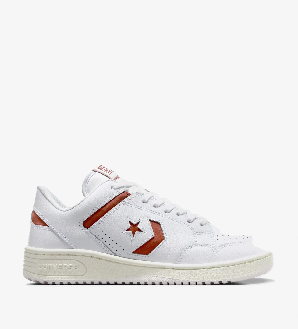 Converse Weapon Unisex Beyaz Deri Sneaker - Görsel 1