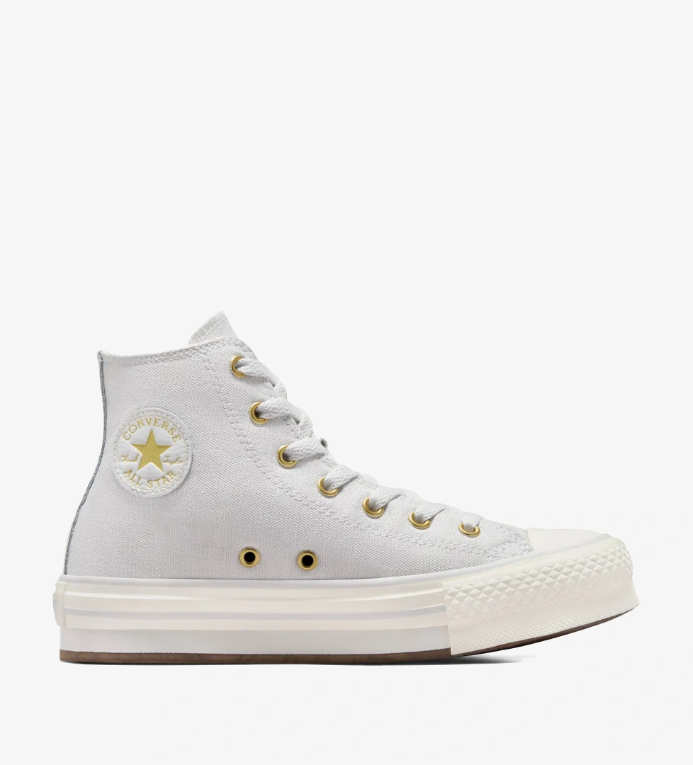 Converse Converse Chuck Taylor All Star EVA Lift Genç Gri Platform Sneaker model görseli