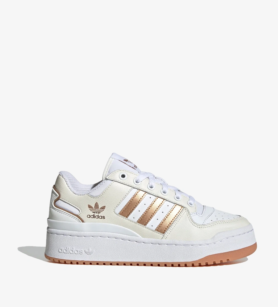 adidas Forum Bold Stripes Kadın Krem Spor Ayakkabı - Görsel 1