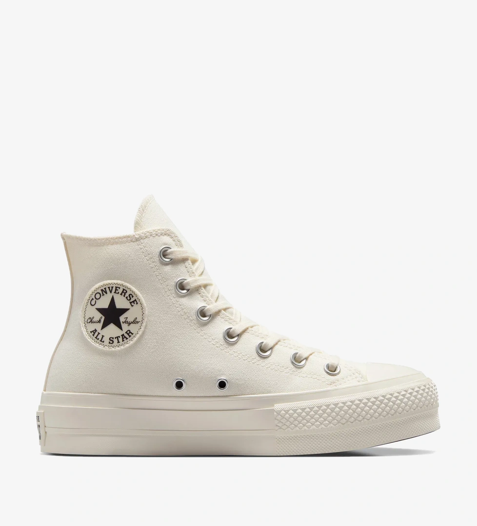 Converse Chuck Taylor All Star Lift Kadın Krem Platform Sneaker