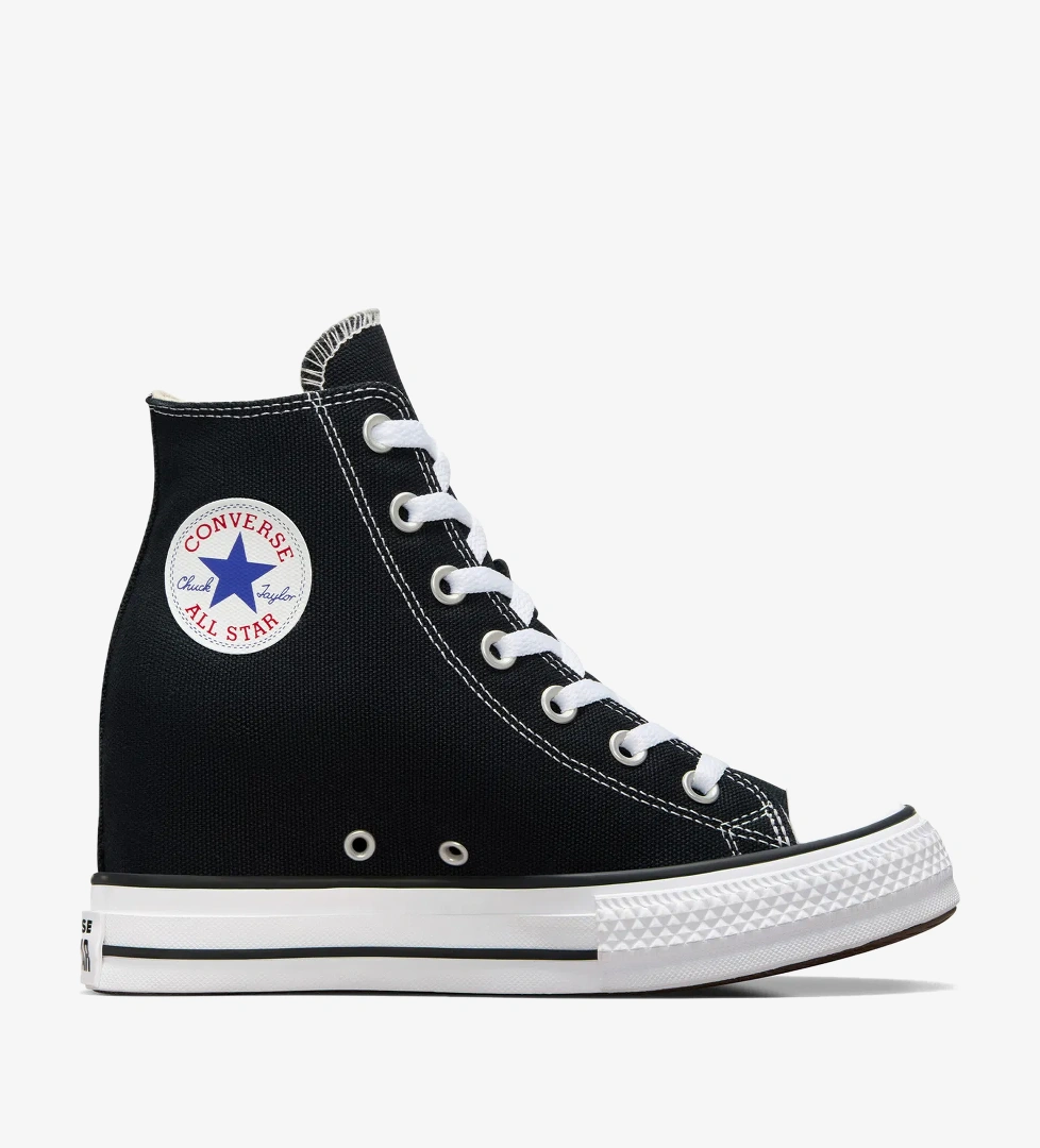 Converse Converse Chuck Taylor All Star Wedge Kadın Siyah Platform Sneaker model görseli