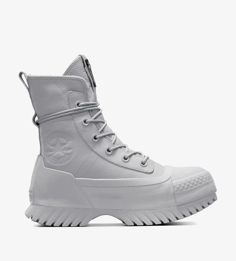 Converse Chuck Taylor All Star Lugged 2.0 CC XHi Unisex Gri Deri Platform Bot