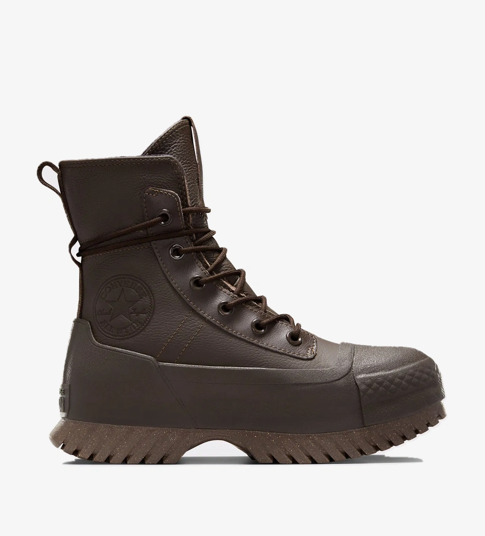 Converse Chuck Taylor All Star Lugged 2.0 CC Unisex Kahverengi Deri Platform Bot - Görsel 1