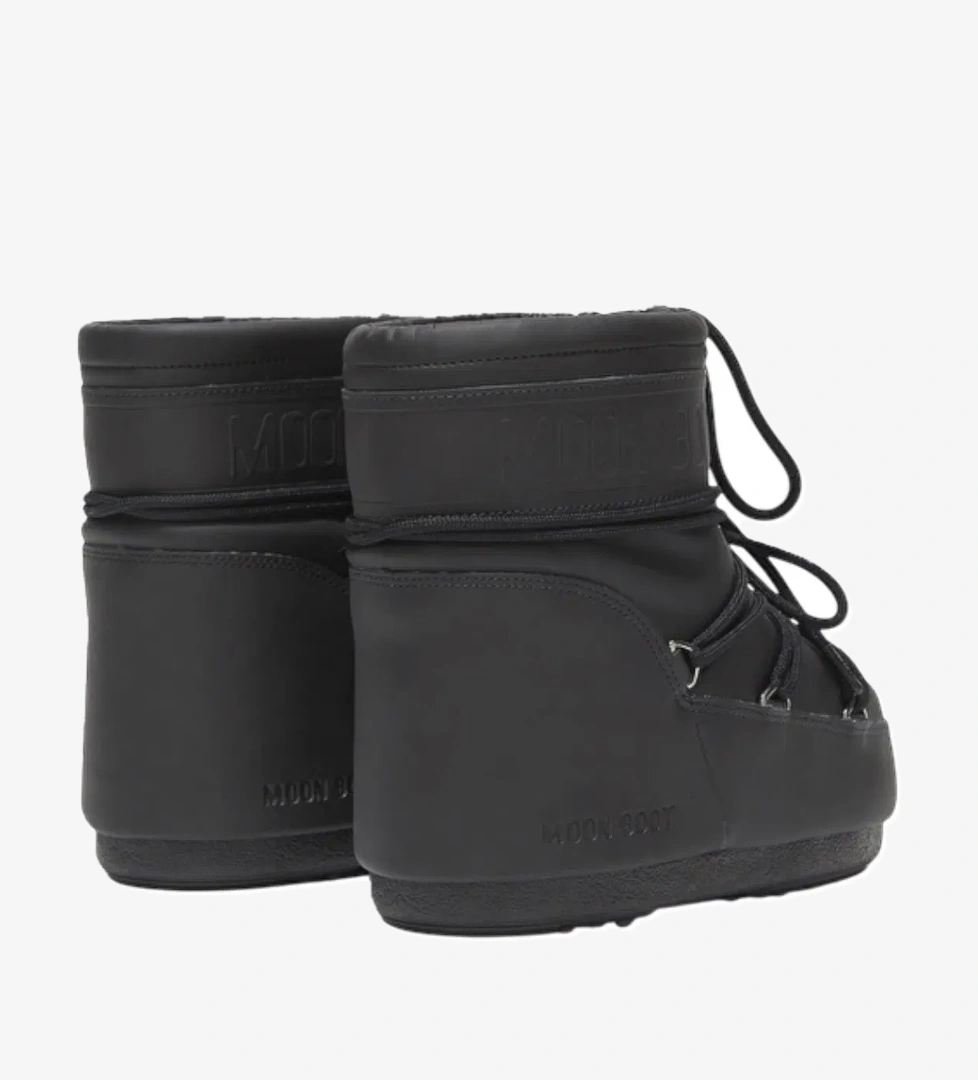 Moon Boot Moon Boot 80d1409380-n001 Moon Boot Icon Low Rubber Kadın Siyah Kar Botu | FashFed Siyah - 1. görsel
