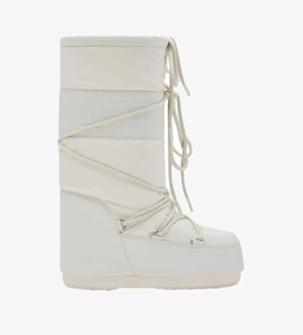 Moon Boot Moon Boot Krem 80d1402760-l002 Moon Boot Icon Rubber Kadın Bej Kar Botu | FashFed Krem - 1. görsel