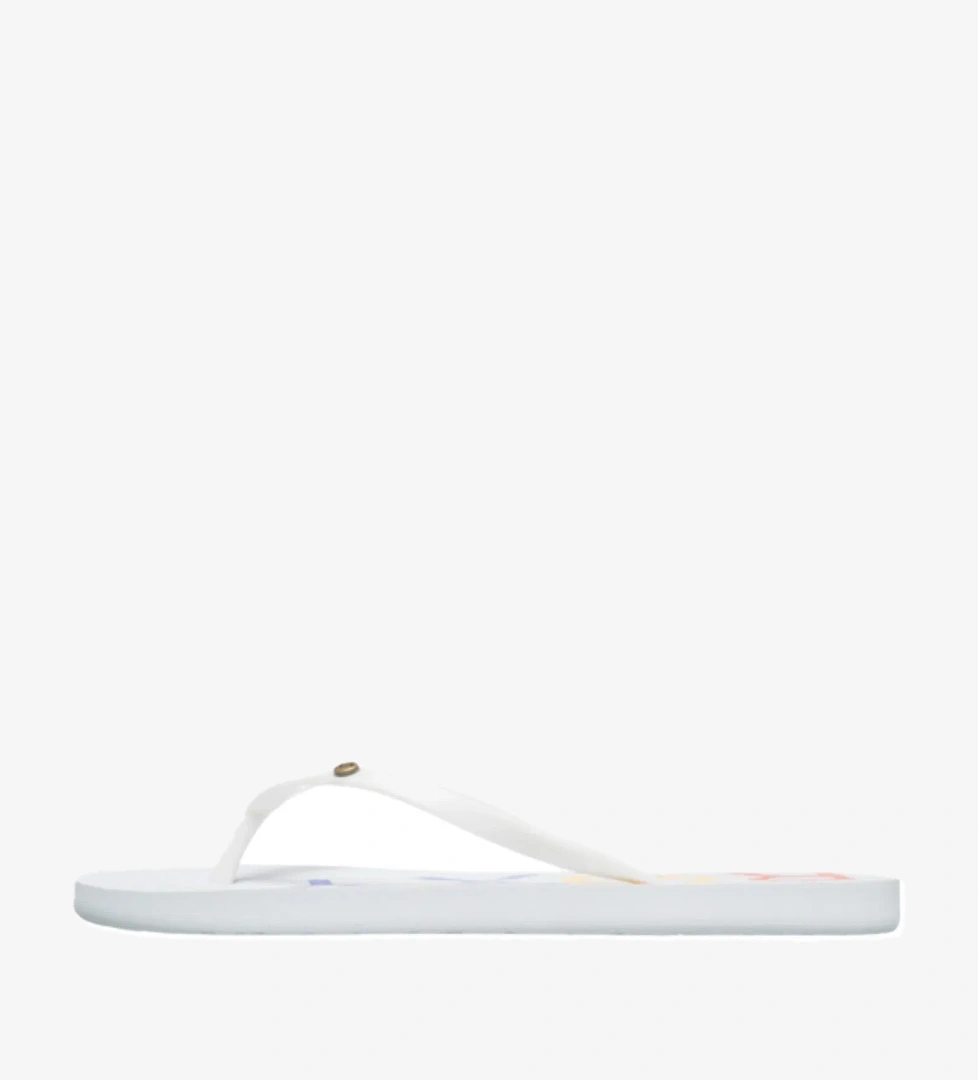 Roxy Sandy III Kadın Beyaz Terlik - Görsel 1