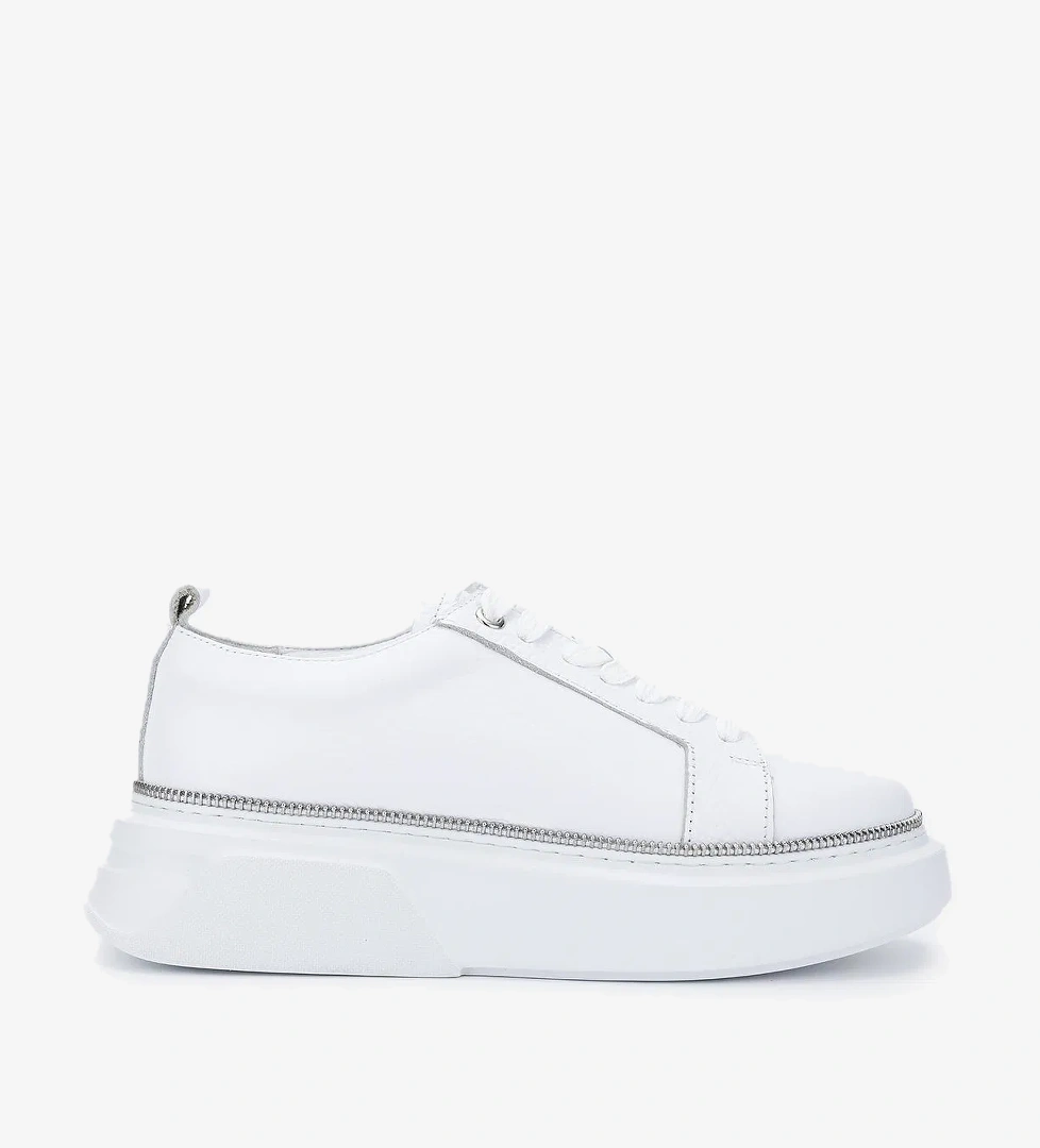 Valmenti Valmenti Kadın Hakiki Deri Beyaz Sneakers &amp; Spor Ayakkabı model görseli