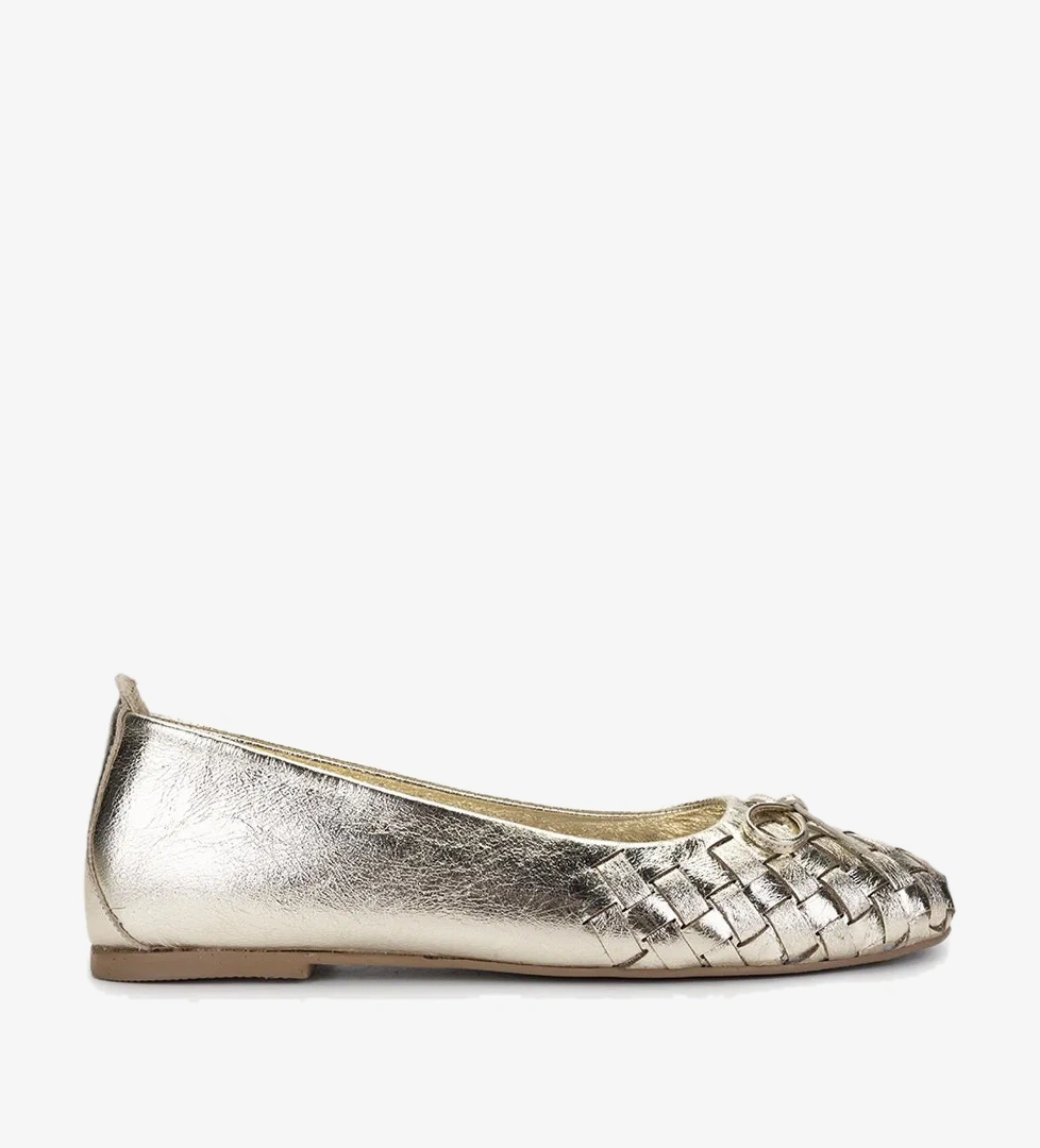 Valmenti Valmenti Kadın Hakiki Deri Sarı Babet Ayakkabı model görseli