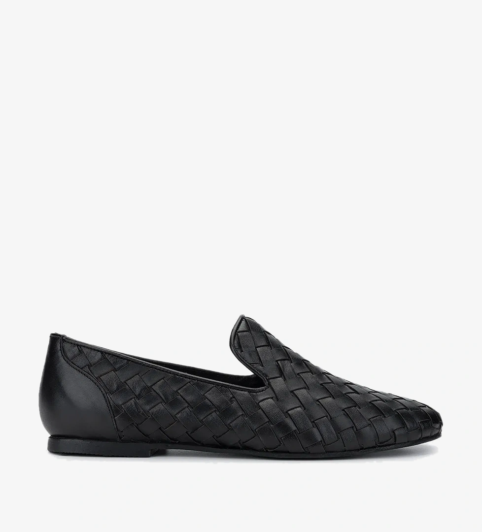 Valmenti Kadın Hakiki Deri Siyah Deri Casual Ayakkabı - Görsel 1